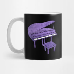 Purple Piano Mug